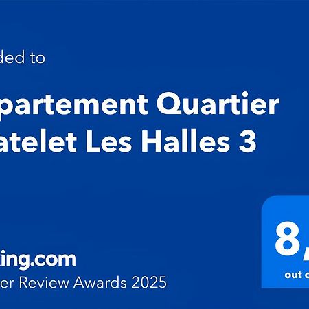 Appartement Quartier Chatelet Les Halles 3 Free Netflix Париж Экстерьер фото